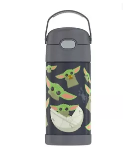 THERMOS FUNTAINER 12oz Kids Water Bottle with Straw – Mandalorian, Insulated - Picture 1 of 5