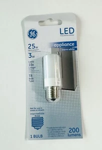 GE 29033 Frosted Intermediate Base T8 LED Appliance Bulb, Warm White, 25W - Picture 1 of 8