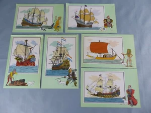 TINTIN collection lot 6 VOIR et SAVOIR série 2 MARINE ZEEVAART KUIFJE'S - Bild 1 von 2