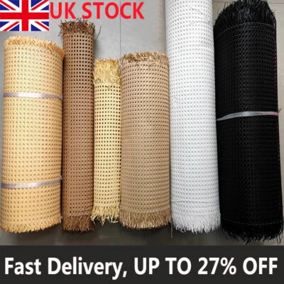 Natural Dried Rattan Woven Sheet Cane Webbing Material DIY Repair Chair UK STOCK - Image 1 of 4
