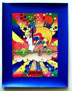 PETER MAX - Giclée Druck Kunst auf Leinwand - VERSCHIEDENER DRUMMER - 1990er - 12”x16” - Bild 1 von 2