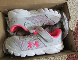 Under Armour Assert 8 Toddler Girl Running Shoes Size 5K NIB - Picture 1 of 8