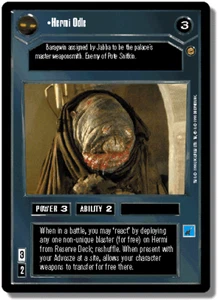 Star Wars CCG Hermi Odle Near-Mint/NM - Jabba's Palace 1998 - Picture 1 of 1
