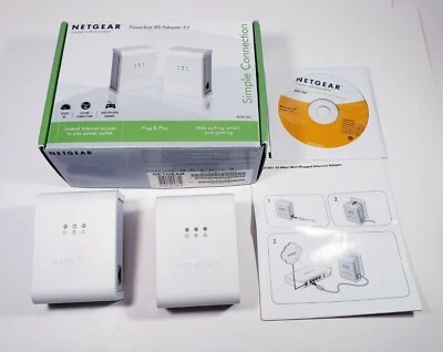 Netgear 85Mbps Powerline Network Adapter Kit - XETB1001 - Image 1 of 4