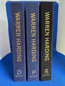 2014 Warren Harding Presidential Dollar $1 Graded ANACS 3 Coin Set in Folders - Picture 1 of 9