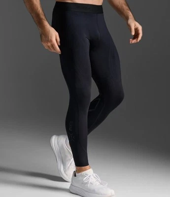 DEAL | 2XU Force Mens Compression Long Tights (Black/Nero) - Image 1 of 4