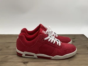 Supra Ellington Para Hombre Rojo Gamuza Parte Superior Baja Zapatos Tenis Talla 9 - Imagen 1 de 7