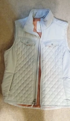 Chaleco para mujer Royal Robbins XL gris acolchado bolsillos con cremallera Foto 1 de 4