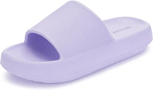 Kissen Hausschuhe für Damen und Herren | Hauspantoletten Duschsandalen, gepolstert dick - Bild 1 von 12