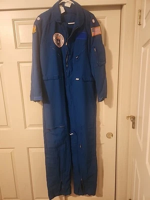 VINTAGE Civil Air Patrol USAF Aux Flight Suit w/ Patches Size 46 Regular - Image 1 of 4