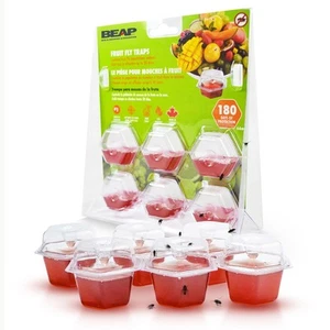 Premium Fruit Fly Traps for Indoors - 180 Days Supply - New and Improved Form... - Picture 1 of 8