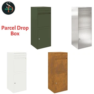 Parcel Drop Box with Storage with Door with Lock Outdoor Mailbox vidaXL - Picture 1 of 33