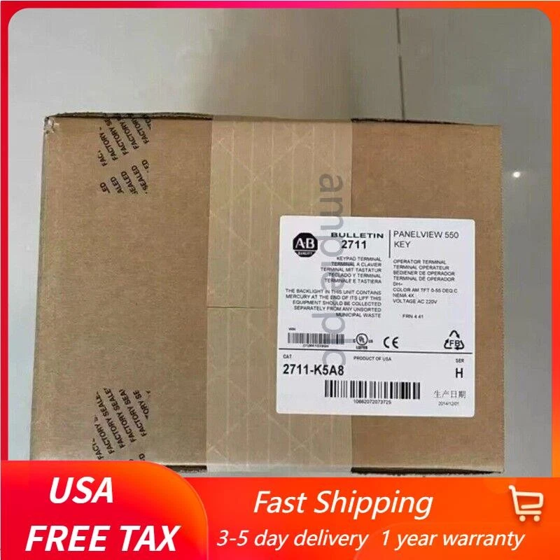 NEW Allen Bradley 2711-K5A8 PANELVIEW 2711-K5A8 Spot Goods AB - Image 1 of 1