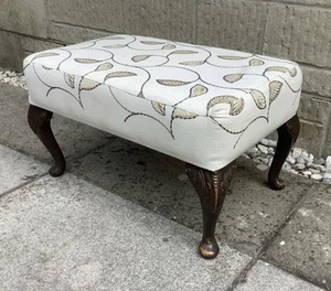 VINTAGE LARGE FOOTSTOOL - Picture 1 of 4