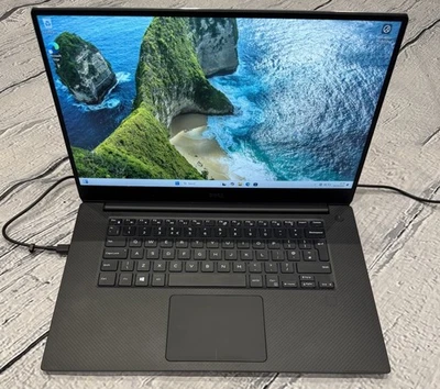 Dell XPS 15 9560 Laptop- i7-7700HQ- 16GB RAM- Win 11 Pro- 512GB SSD- GTX 1050 GU - Image 1 of 4