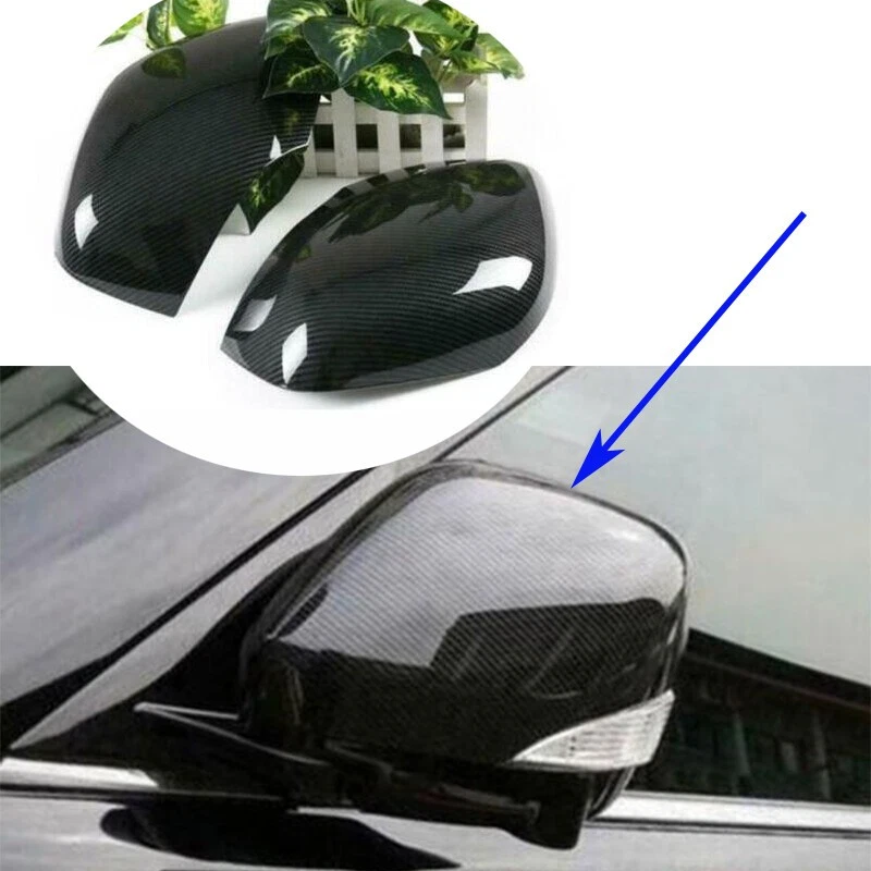 Cubierta de espejo retrovisor exterior de coche de fibra de carbono adecuada para Infiniti qx80 qx56 Foto 1 de 4