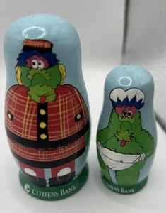 Muñecas Phanatic Nesting 2004., Phoebe y Baby Phanatic Phillies. Citizens Bank - Imagen 1 de 6