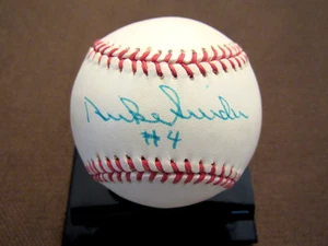 DUKE SNIDER # 4 1955 BROOKLYN DODGERS HOF SIGNED AUTO VINTAGE ONL BASEBALL NSAN - Picture 1 of 4