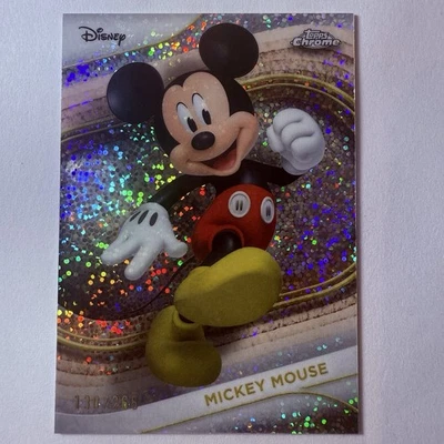 2025 Topps Chrome Disney Mickey Mouse Variation Mini Diamond /265 #1 - Image 1 of 3