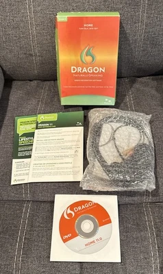 Dragon Nuance Naturally Speaking Home Version 11 Complete In Box! Fast Shipping! - Image 1 of 4