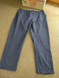 Pantalones de recreo públicos para hombre 42x32 azul marino holgados rendimiento elástico 42x30 - Imagen 1 de 3