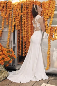 Willowby Wedding Dress Size 8 #54400 NWT - Picture 1 of 6