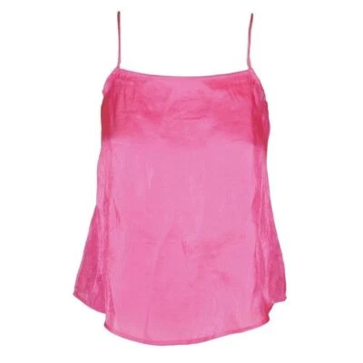 Guess Hot Pink Cami Top Sleeveless Spaghetti Strap Casual Tank Womens Size S - Image 1 of 4