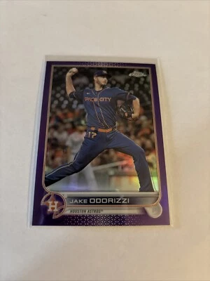 2022 Topps Chrome Update Series - Purple Refractor #USC53 Jake Odorizzi - Image 1 of 2