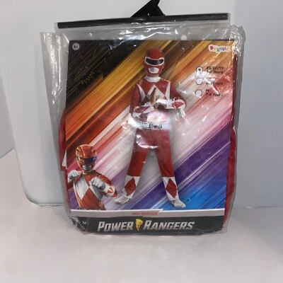 power rangers fancy dress red ranger hasbro 2020 XS 3-4 years new sealed outfit - Image 1 of 4