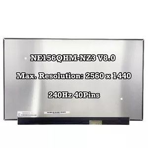 NE156QHM-NZ3 V8.0 40 pines 15,6 pulgadas 240Hz pantalla LCD pantalla de repuesto nueva QHD - Imagen 1 de 2