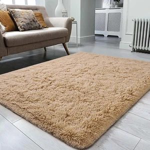 Fluffy Rug, Super Soft Fuzzy Area Rugs for Bedroom Living Room - 3' X 5' Large P - Picture 1 of 12