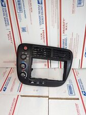 99-00 Honda Civic Climate Control Dash Panel Trim Radio Bezel Vents Heater A/C