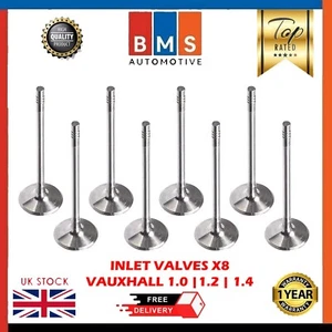 OPEL VAUXHALL A14NET A12XEL 1.2 | 1.4 PETROL INLET VALVE X8 SET ENGINE 90529527 - Picture 1 of 8