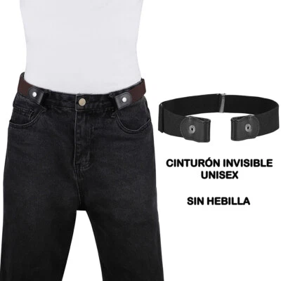 CINTUR�N INVISIBLE UNISEX C�MODO PR�CTICO CORREA BELT SIN HEBILLA �LTIMA MODA - Imagen 1 de 4