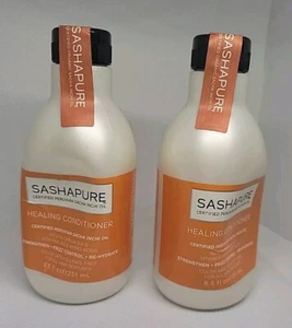 NEW Lot of 2 SashaPure Healing Conditioner 8.5 fl oz 251 mL SULFATE-FREE - Picture 1 of 1