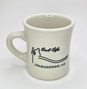 Coffee Mug Owl Cafe Route 66 Albuquerque "Owlbuquerque" NM Cafe Diner Cup Wear - Picture 1 of 11