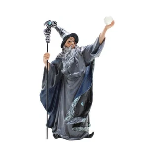 Wizard Magician Collectible Fantasy Figurine Statue with Crystal Ball Height = 7 - Picture 1 of 5