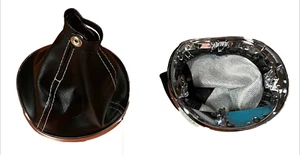 CUFFIA CAMBIO LANCIA YPSILON Y 2003-2011 CON CORNICE CROMATA 735442310 NUOVA - Foto 1 di 1