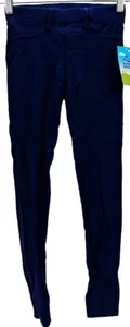 Alpine Design Girls Skinny Ponte Leggings Navy Blue XL 14-16 - Picture 1 of 6