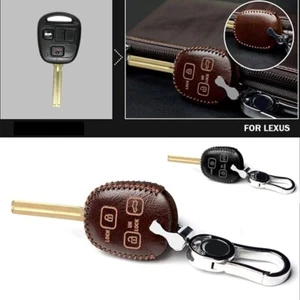 Leather Entry Key Fob Case Cover Holder Shell For Lexus ES GS GX IS LS LX RX SC - Picture 1 of 11