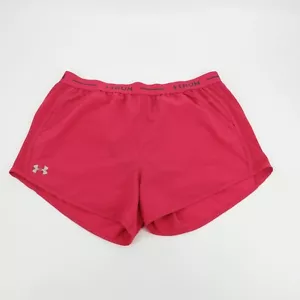 Pantalones cortos para correr para mujer Under Armour rosa oscuro grandes nuevos con etiquetas - Imagen 1 de 3