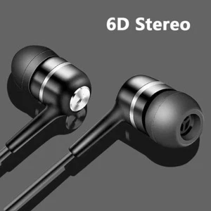 In-Ear Sound Isolating Wired Headphones Headset with Mic & Volume 3.5mm New - Picture 1 of 8