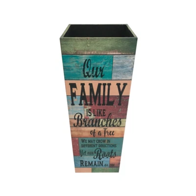 MOBILI REBECCA Porta Ombrelli Portaombrelli Colorato in Legno MDF Design Vintage da Ingresso