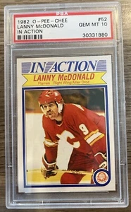 Lanny McDonald 1982 OPC Hockey #52 In Action HOF Legend Calgary Flames & Leafs - Picture 1 of 2
