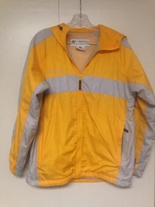Columbia Women's M Windbreaker Yellow Spring Fall Jacket - Picture 1 of 5