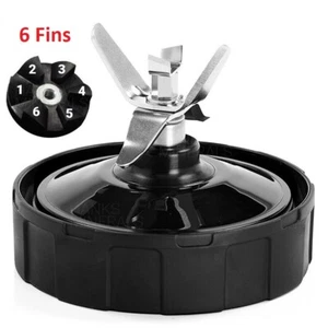 Repuesto de hoja extractora de 6 aletas adecuado para Nutri Ninja Auto iQ BL450 BL451 BL480 - Imagen 1 de 5