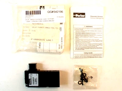 NIB Parker XM4VNB553A General Purpose Air Valve:  4-Way, Subbase Mount, 1/8” NPT - Image 1 of 4