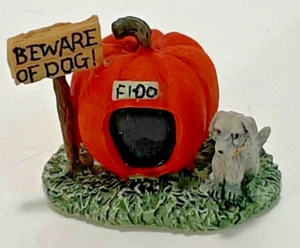 Attenzione al cane Halloween Lemax Spooky Town Village spaventoso - Foto 1 di 5