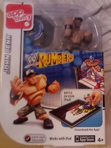2012 MATTEL WWE JOHN CENA RUMBLERS APPTIVITY WRESTLING FIGURE~NIP WORKS W/ iPAD - Picture 1 of 3