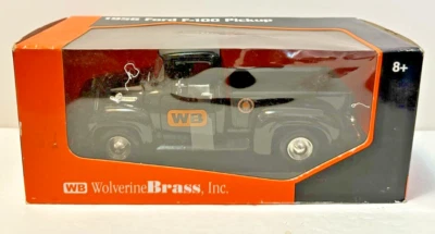 Camioneta Ford F-100 1956 de latón Wolverine diecast 1:24, 12ª edición negra Foto 1 de 4
